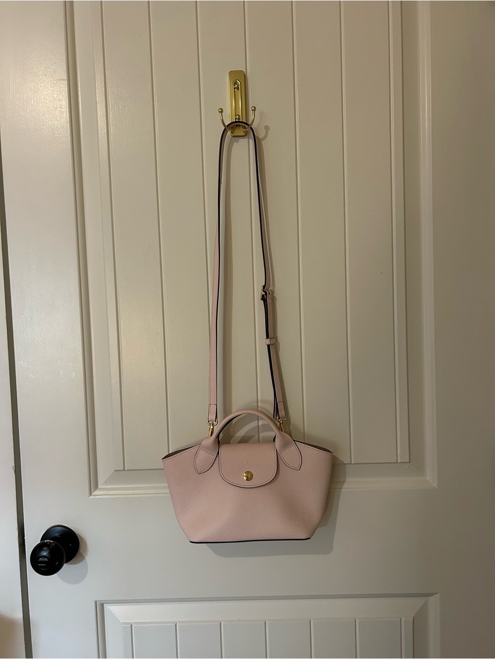 Longchamp Small Top-Handle Tote in Light Pink - Picture 4 of 5